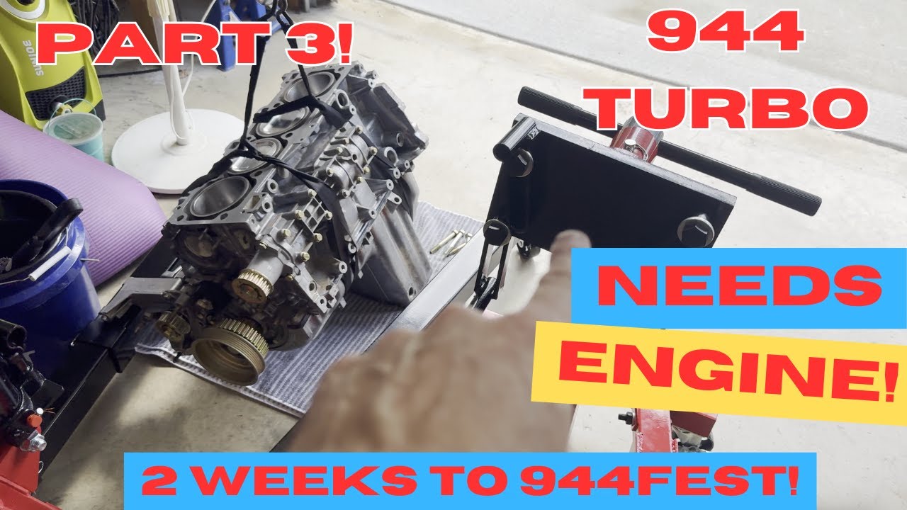 944 Turbo Engine Replacement Part 3. I'm running out of time!