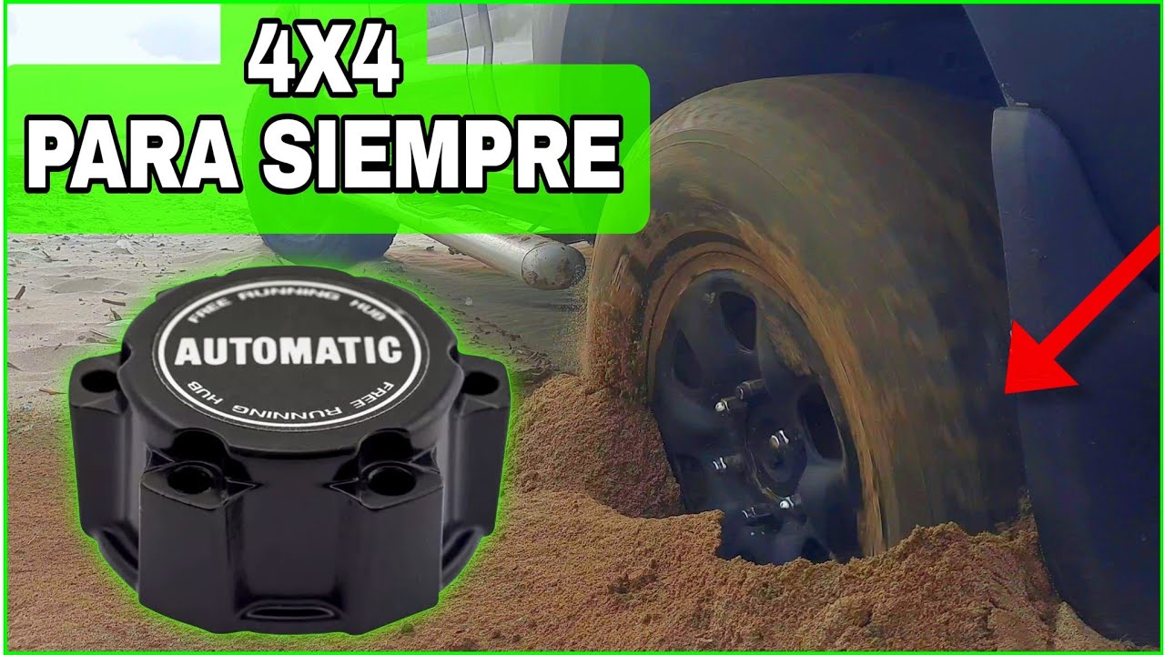 Así se puede salir de la arena o el lodo si los candados de 4x4 no funcionan o están dañados totalme