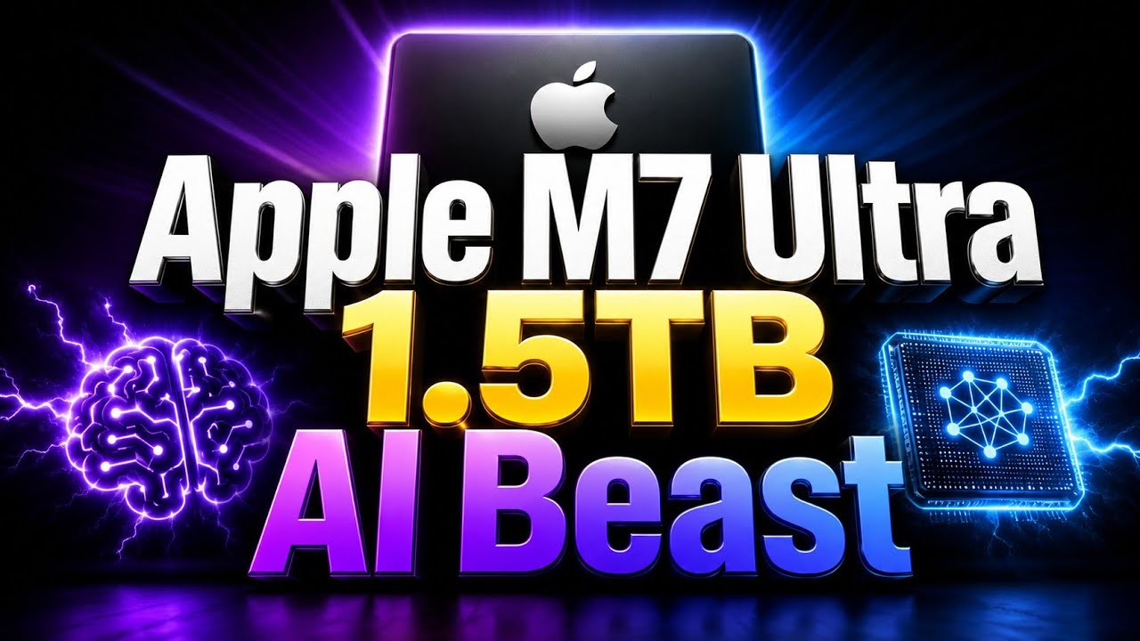 Apple M7 Ultra: Bestia AI z 1,5 TB pamięci
