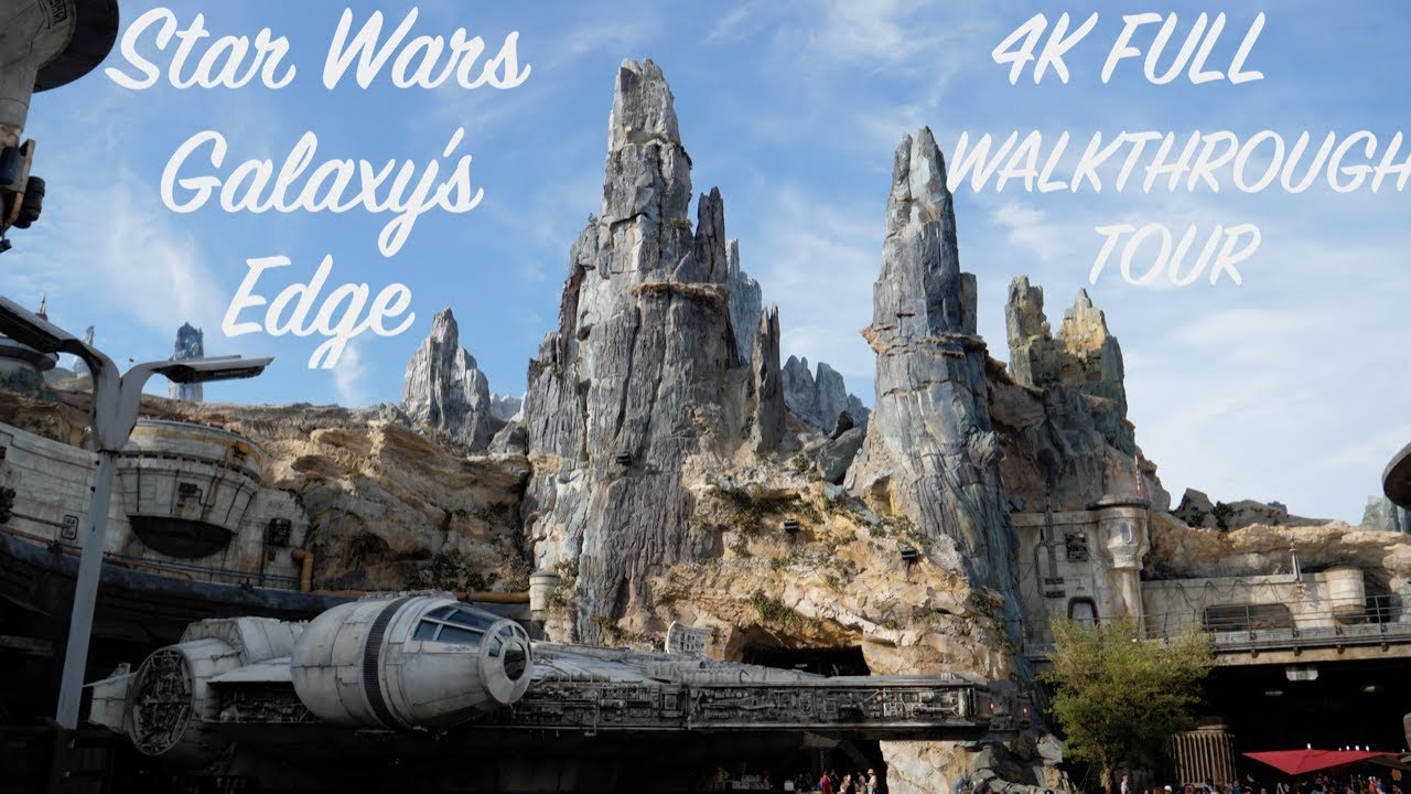 Star Wars Galaxy's Edge 4K Complete Walkthrough Tour | Walt Disney World Disney’s Hollywood Studios