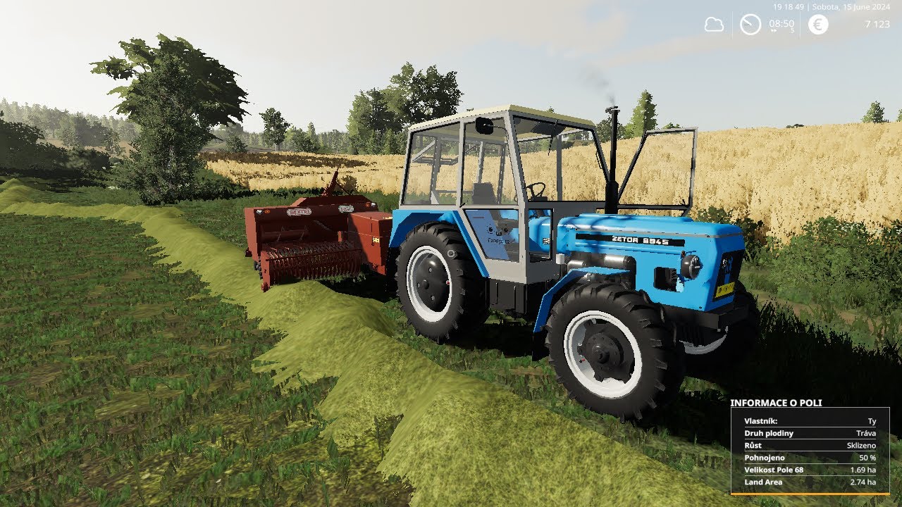 FS19 Farma strýčka Antonína/Skulování a lisování balíků/#3