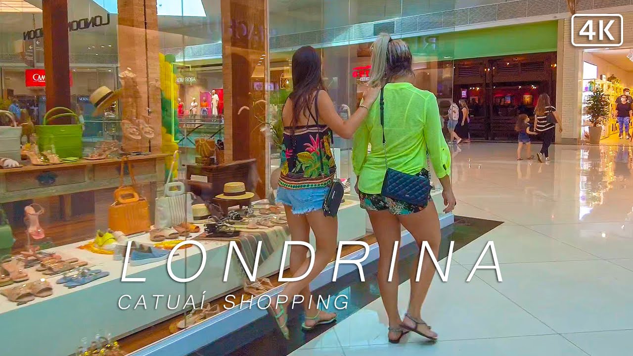 🇧🇷 Walking in LONDRINA: Catuaí Shopping | Paraná, Brazil | 4K 2021