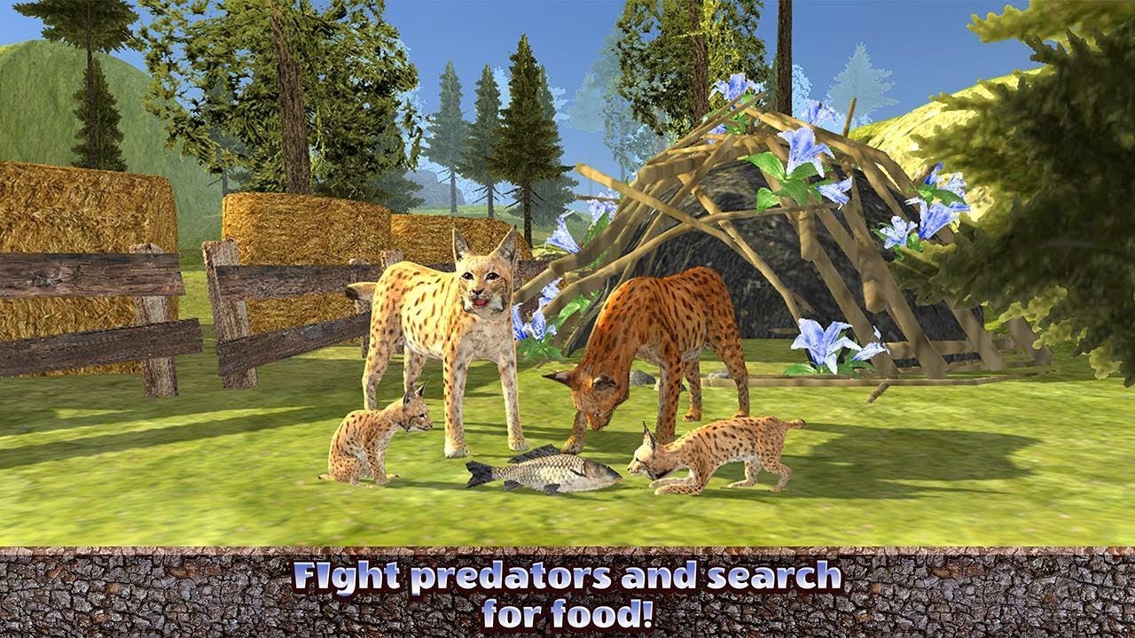 Lynx Family Wildlife Survival Simulator-By Animals Wildlife Studio