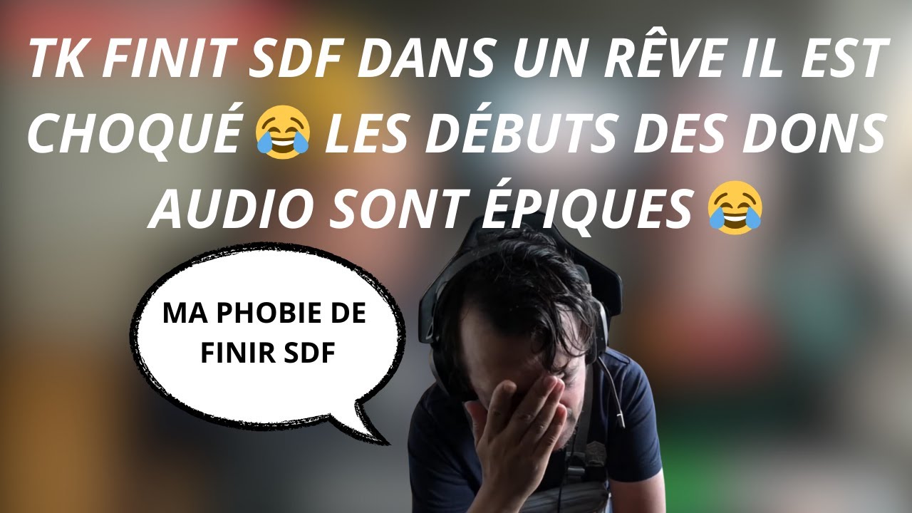 LES DÉBUTS DES DONS AUDIO SONT ÉPIQUES,😂 LES ABONNÉS LE TROLLENT, IL PÈTE UN CÂBLE😂 IL FINIT SDF 😂