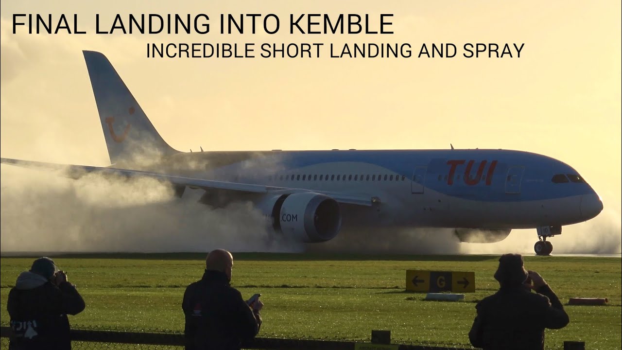 WOW! TUI 787-8 G-TUID FINAL LANDING INTO KEMBLE FOR SCRAP - 10/12/25 4K