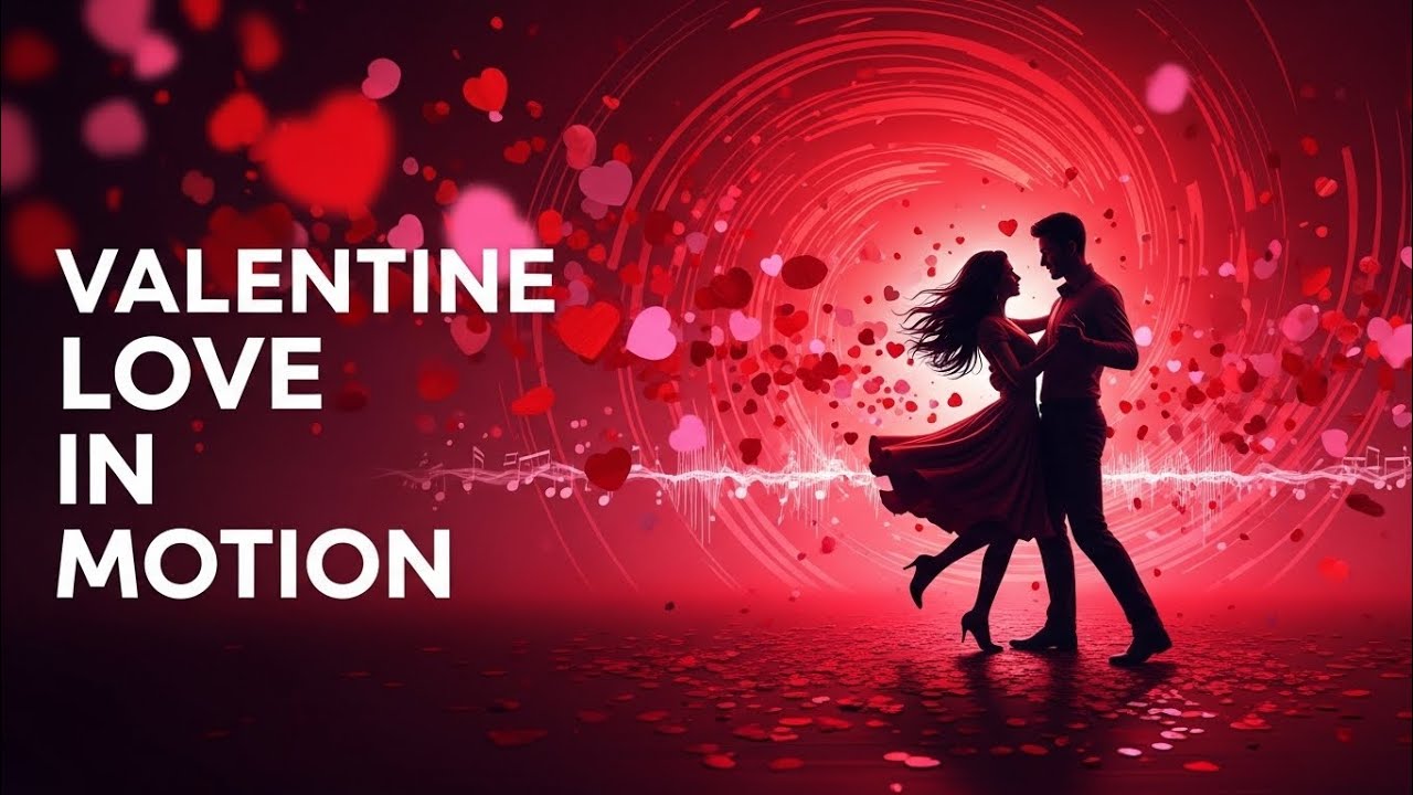 Valentine love in motion