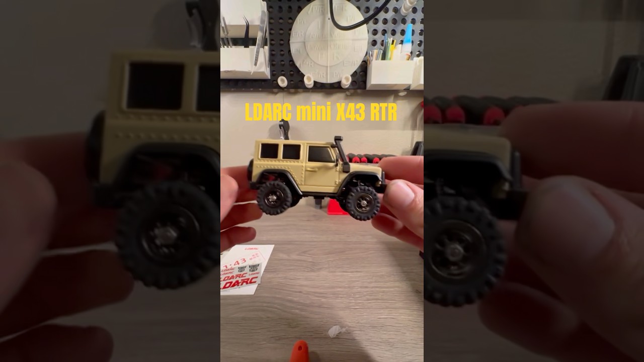 Check out this awesome LDARC mini X43 RTR #rc #rccar #crawler #rccrawler #car #cars #cartoys
