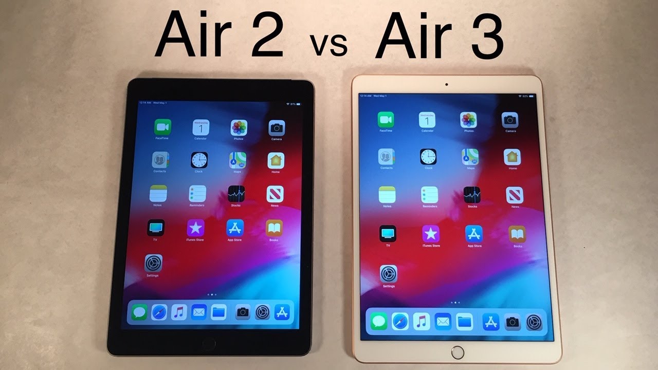 Сравнение тестов скорости iPad Air 3 и iPad Air 2
