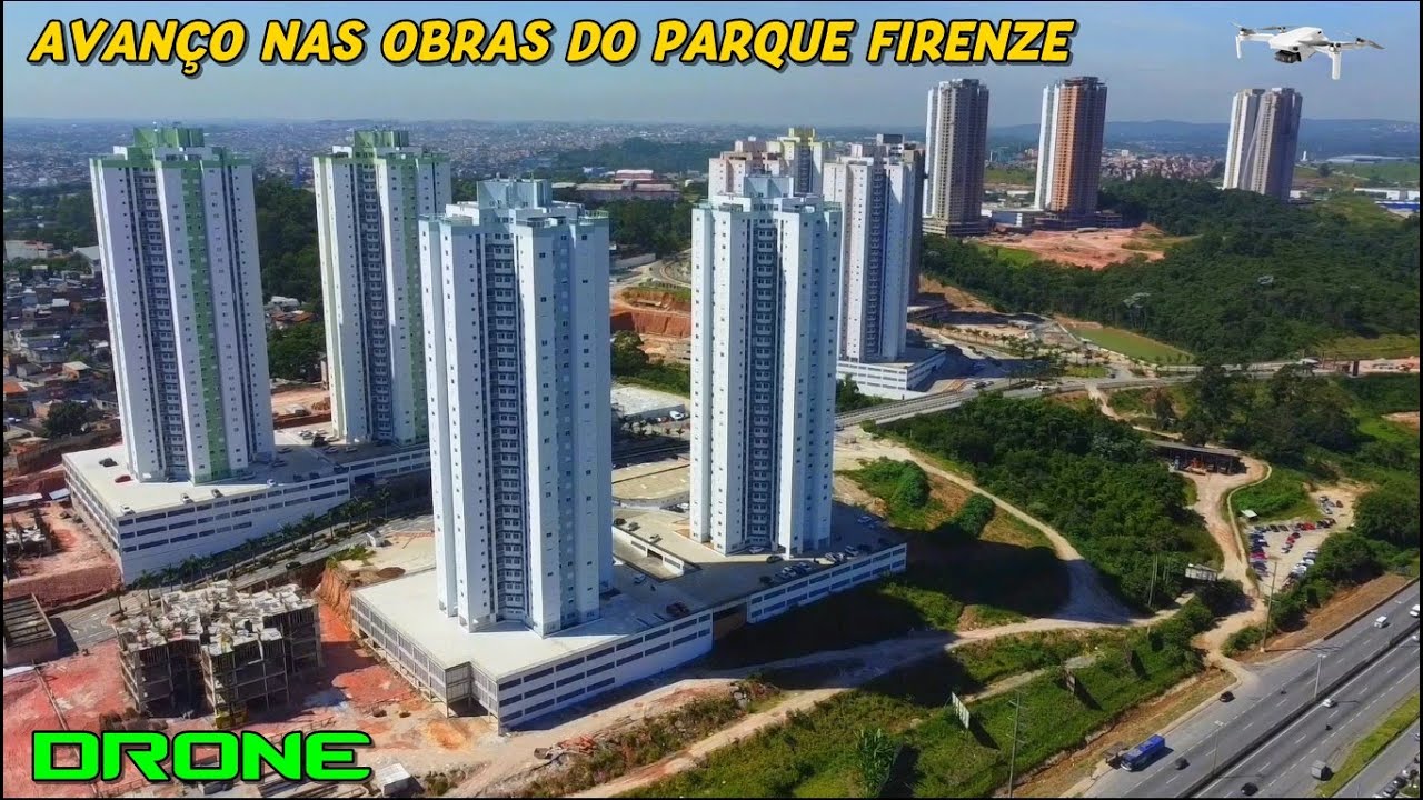Drone voa em Embu das Artes (Avanço nas obras do Residencial Parque Firenze) - Grande São Paulo