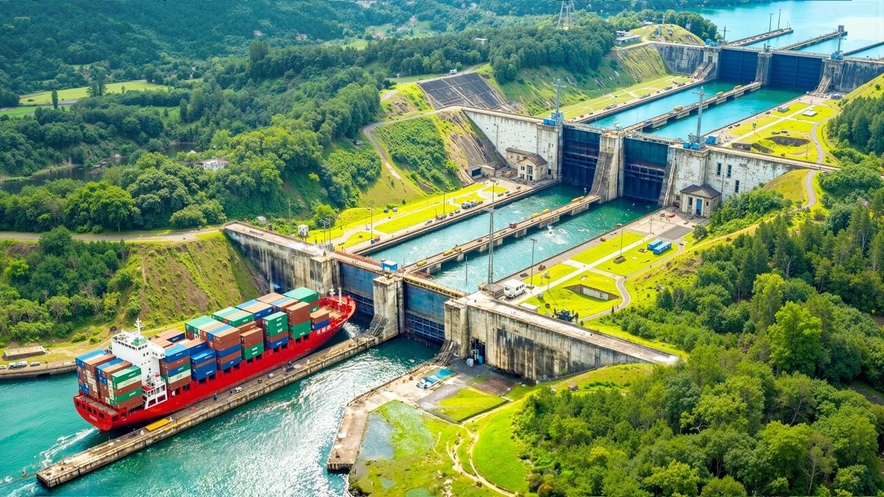 How Gigantic Ships Cross the Panama Canal