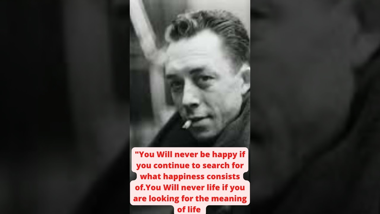 Albert Camus's best quotes about life and happiness