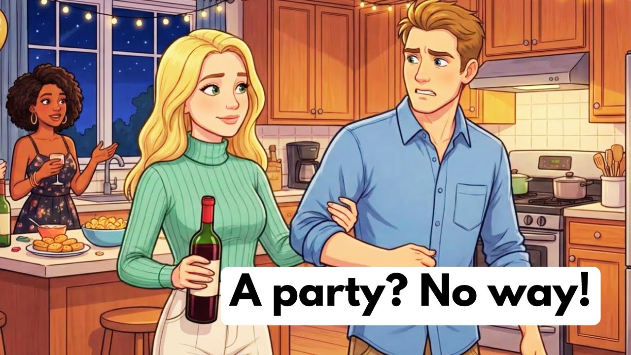 English Conversation for Shy People | Real Party Dialogues (A1–A2)