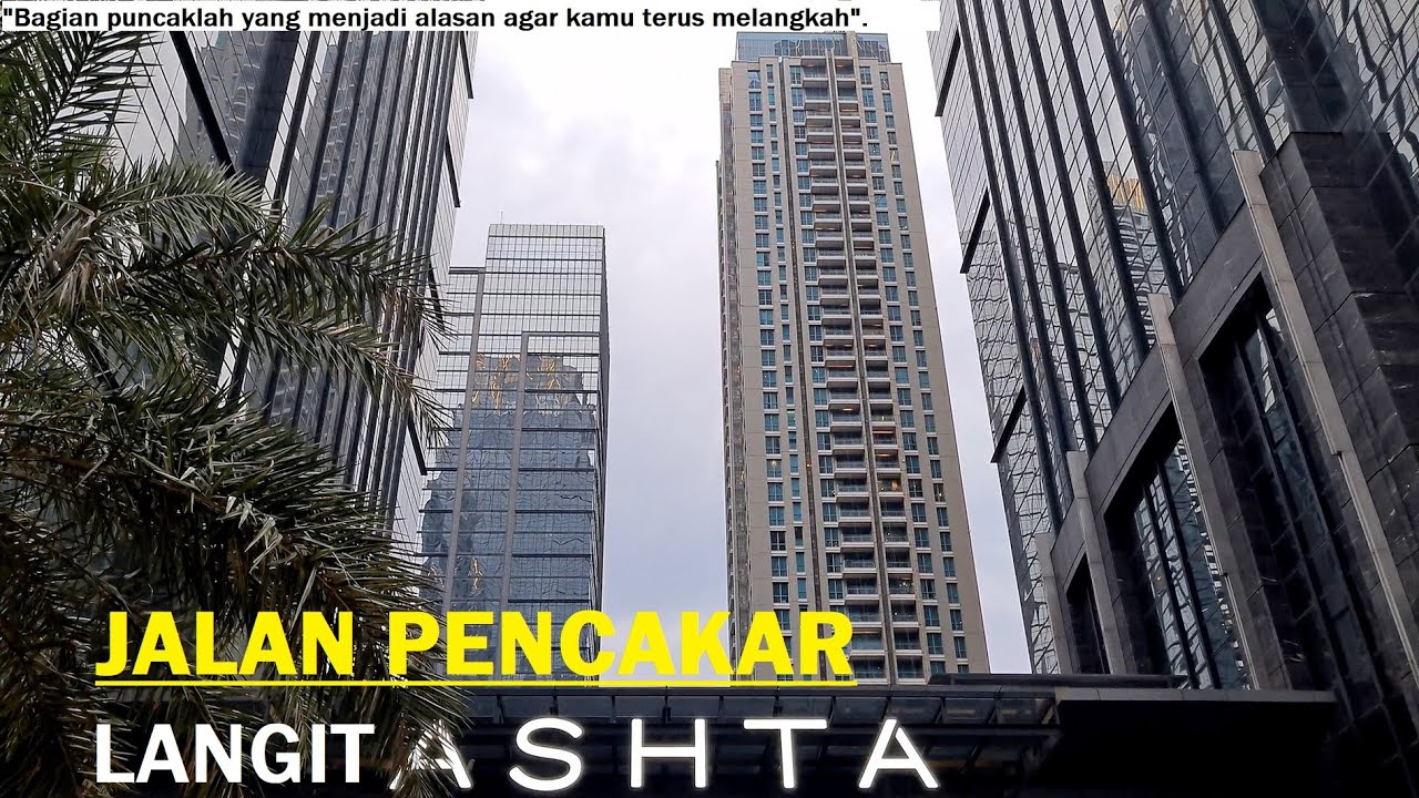 Evening Walk SCBD ⁴ᴷ⁶⁰ ~ The area around ASHTA DISTRICT 8 ~ Shopping Mall in SCBD ~ Jakarta