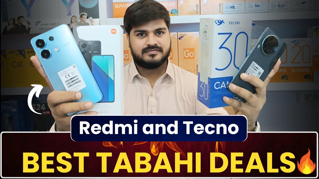 Ultra Tabahi 🔥 Deal On Redmi and Tecno Mobiles 🇵🇰
