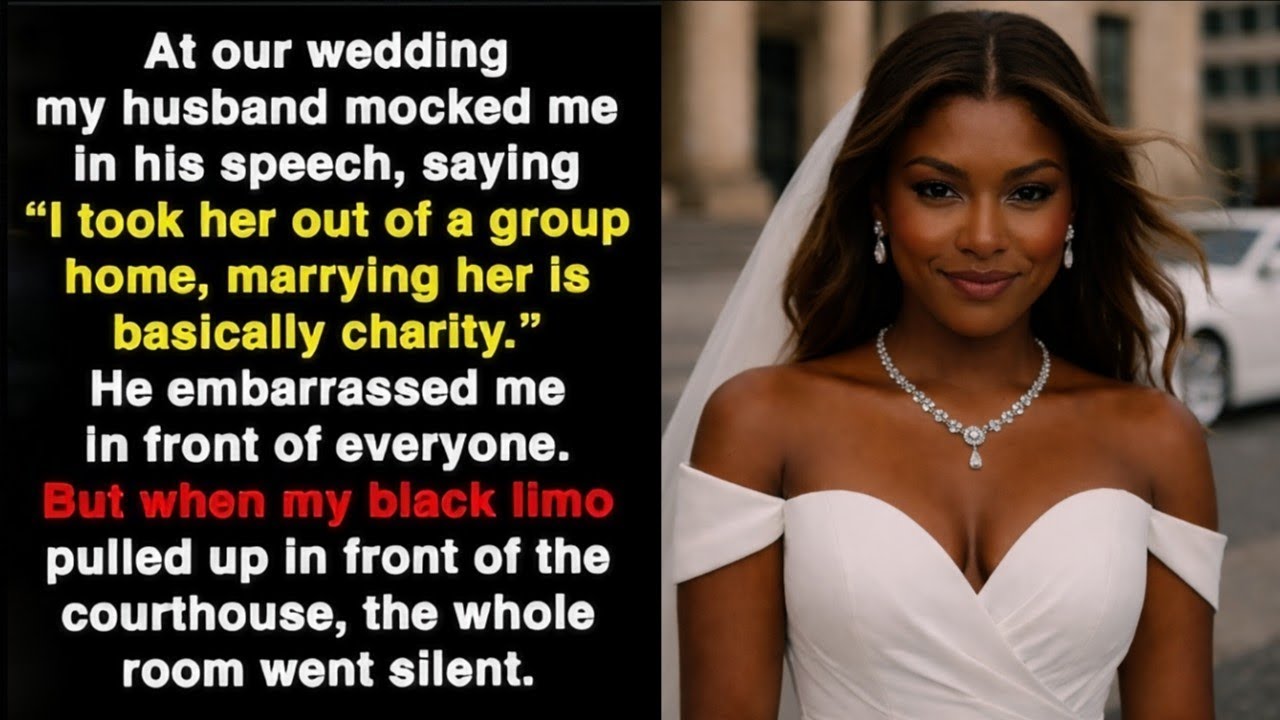 At our wedding, my husband mocked me, saying I came from a shelter, but…