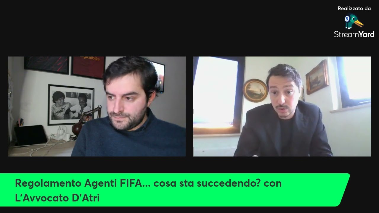 Cosa sta succedendo al Regolamento Agenti FIFA?... Con l'Avv. Antonio D'Atri