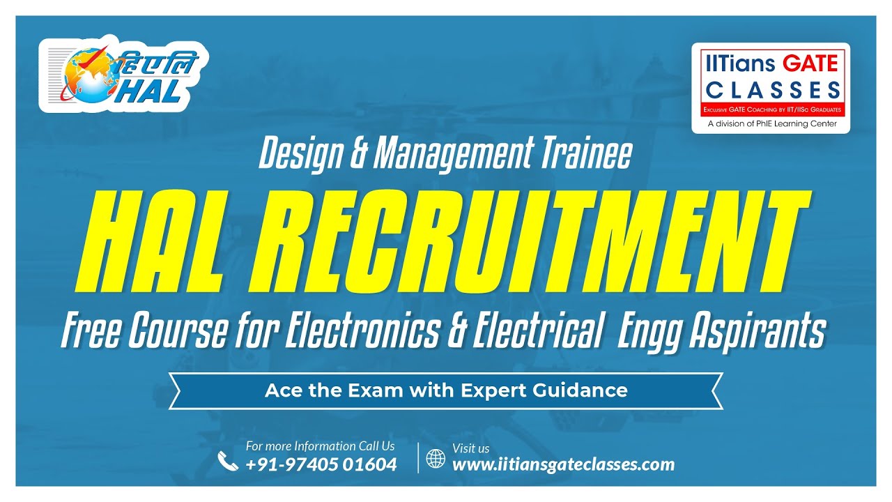 Free Course for HAL Design and Management trainee for Electronics and Electrical Engineering