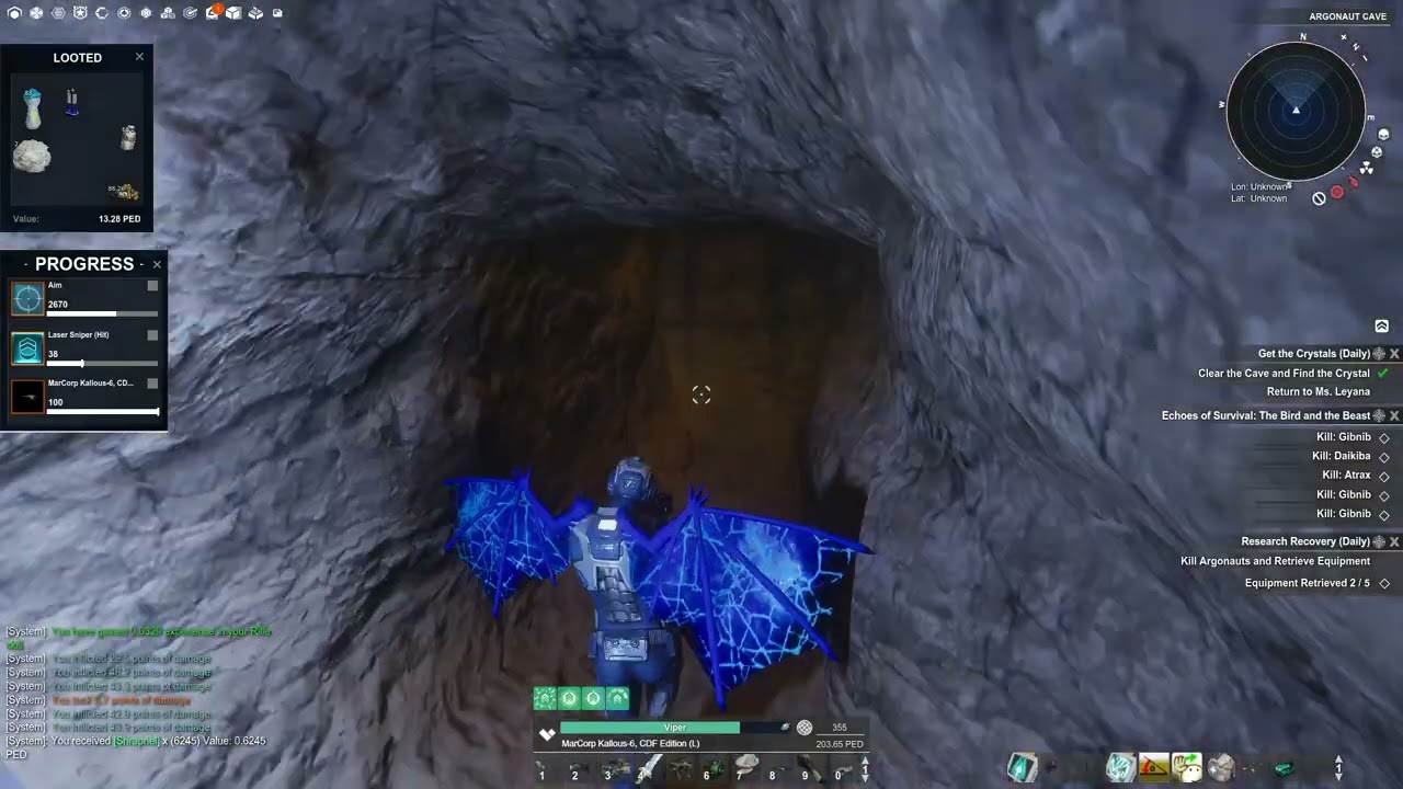 Entropia Universe Calypso - Argonaut Cave - Daily token mission