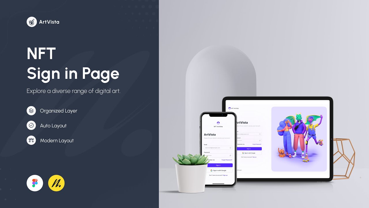 UI Design a Responsive Sign in Page - UI Speed Design | Week - 22