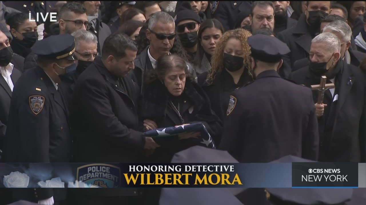 NYPD Det. Wilbert Mora Honored With Hero's Funeral