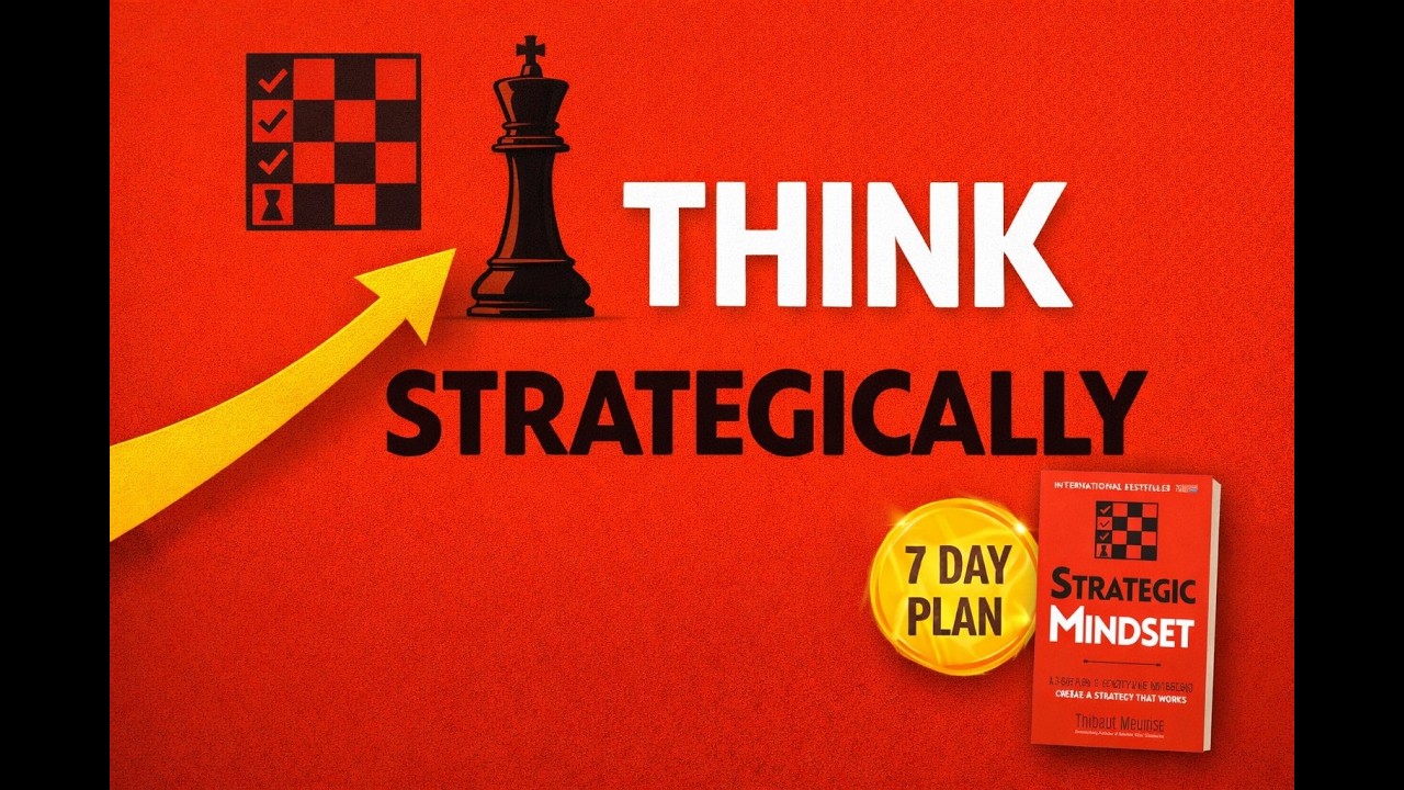 Strategic Mindset Book Summary in Hindi | 7 Day Strategy Plan for Success