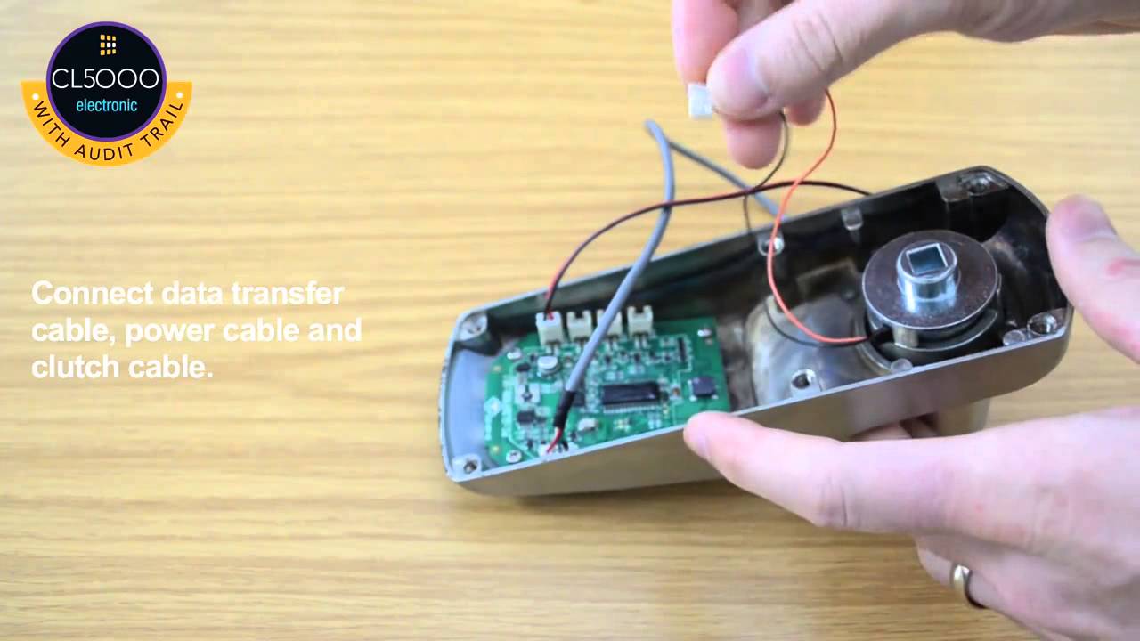 Codelocks CL5000 audit trail Installation