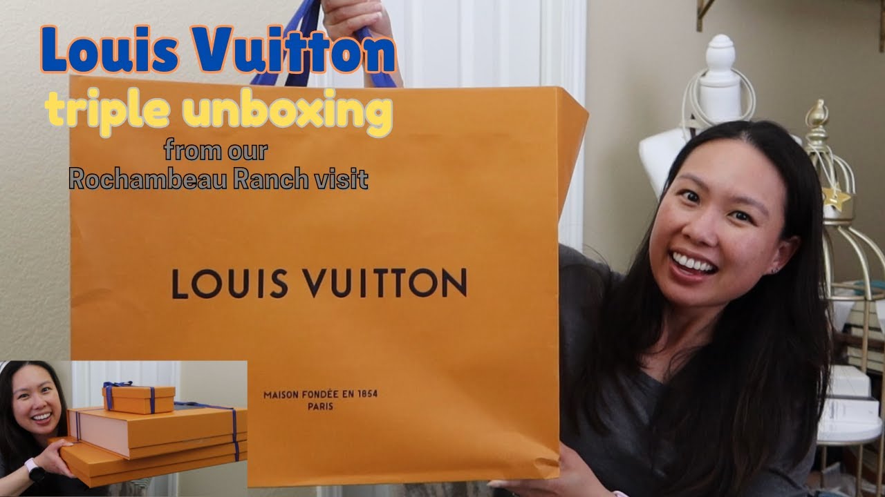 Louis Vuitton triple unboxing | from Rochambeau Ranch visit
