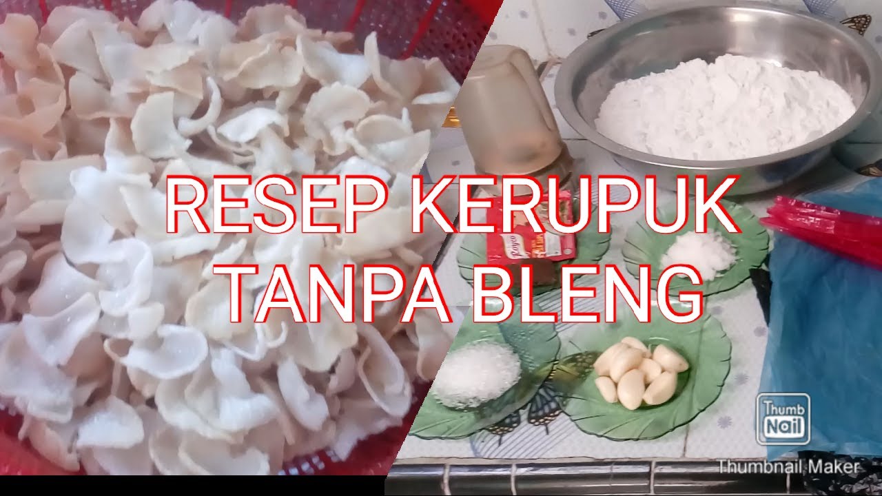 Cara membuat kerupuk tanpa bleng