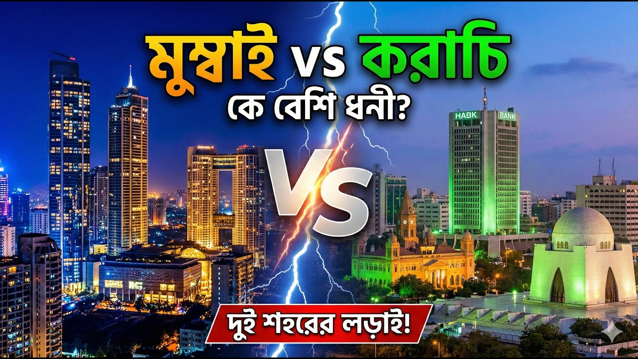 মুম্বাই vs করাচি: অর্থনীতি ও উন্নয়নে কে এগিয়ে? অবাক করা তথ্য!