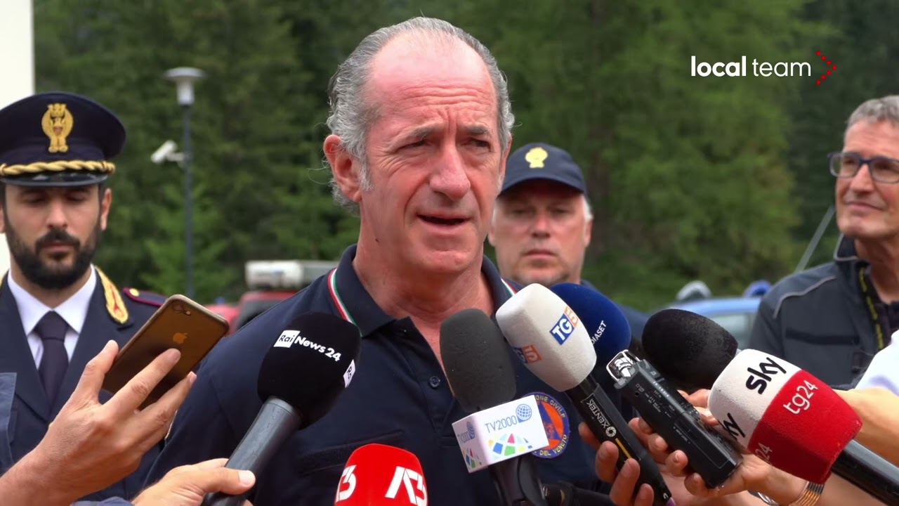 Marmolada, Luca Zaia: 