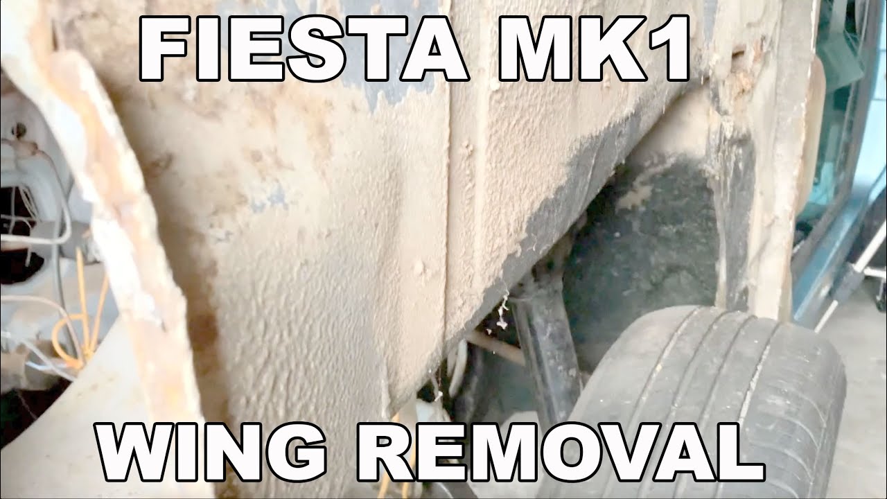 Ford Fiesta Mk1 Restomod Project - Part 3: Removed the wing