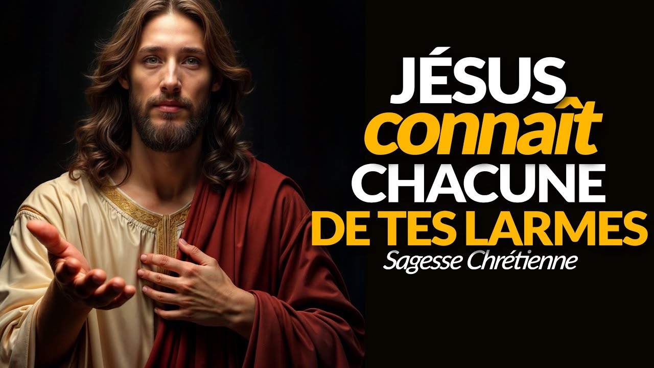 JÉSUS CONNAÎT CHAQUE LARME QUE TU VERSES  | UN MESSAGE PUISSANT POUR TON CŒUR