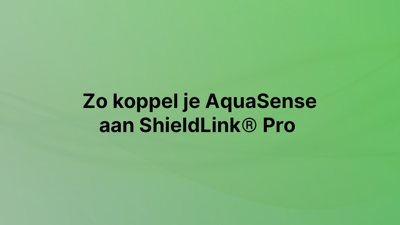 AquaSense - Zo installeer je deze waterdetector