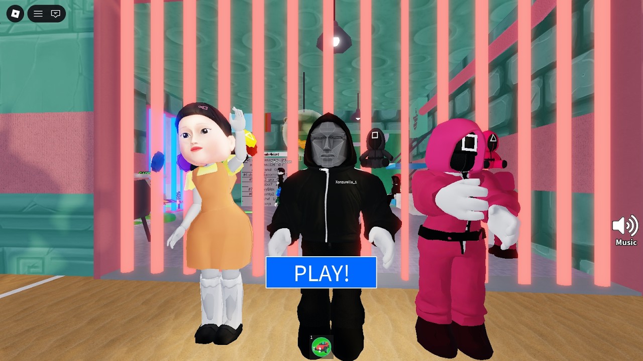🦑 SQUID GAME FAMILY PRISON RUN ESCAPE! (Obby)[I HELPED THANOS TO GET OUT THE PRISON😨]