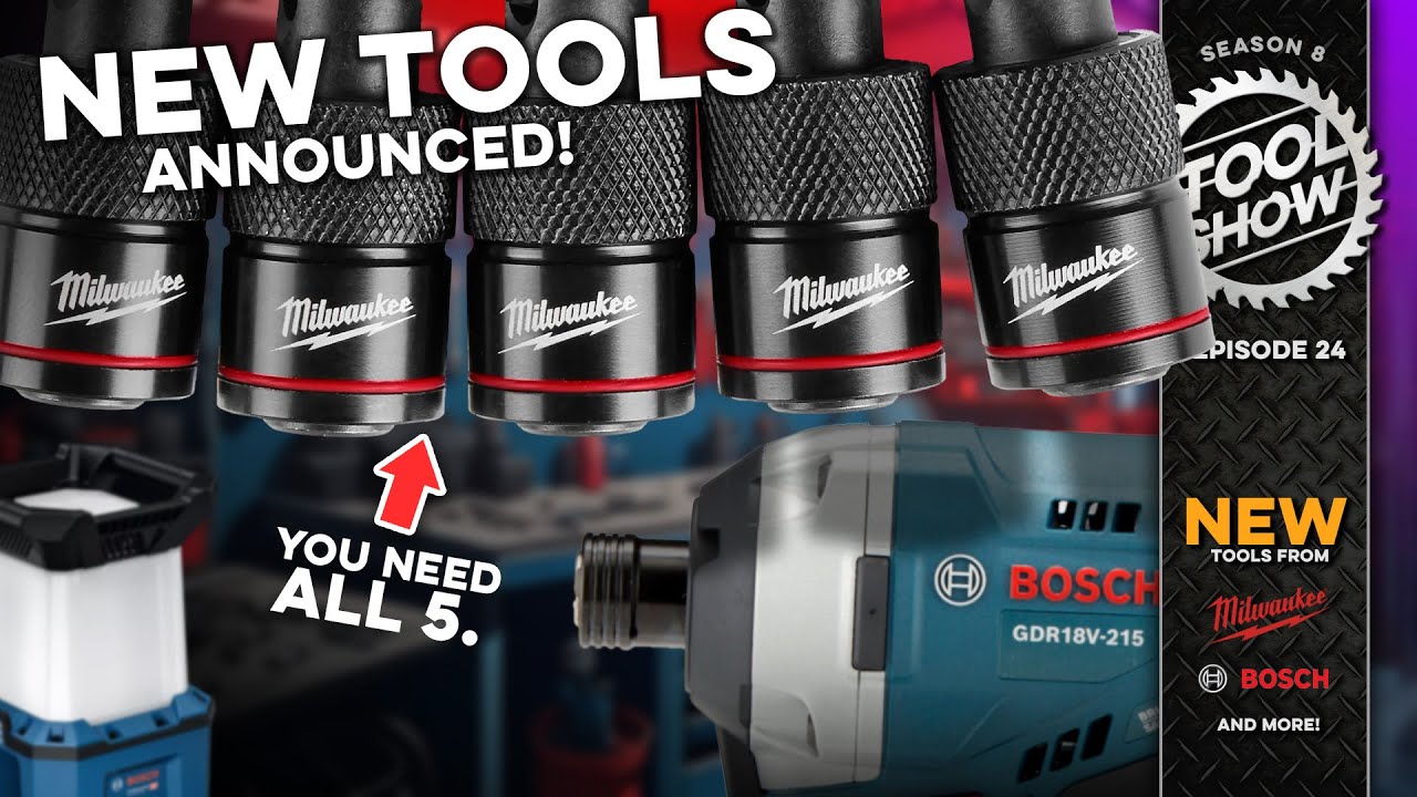 Need All 5? NEW Power Tools Announced from Milwaukee, Bosch, RYOBI and more!