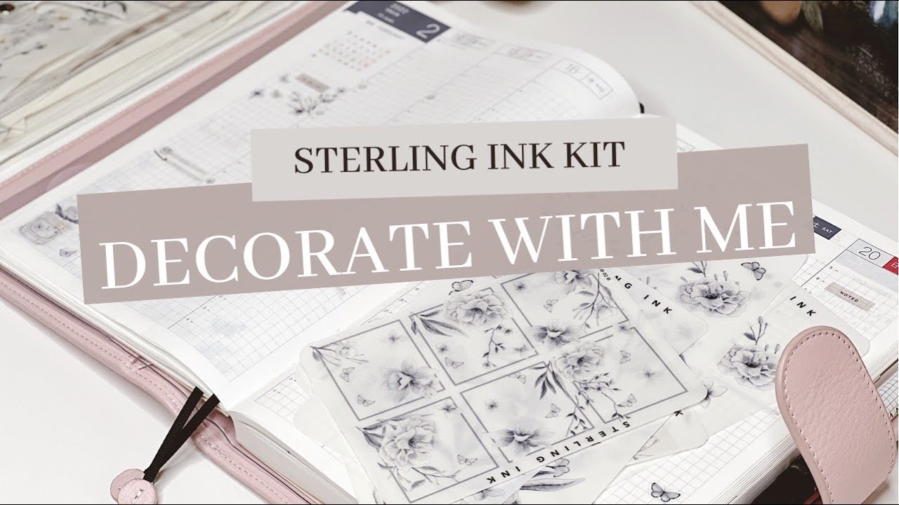 DECORATE WITH ME | HOBONICHI COUSIN | STERLING INK MARCH KIT REVEAL