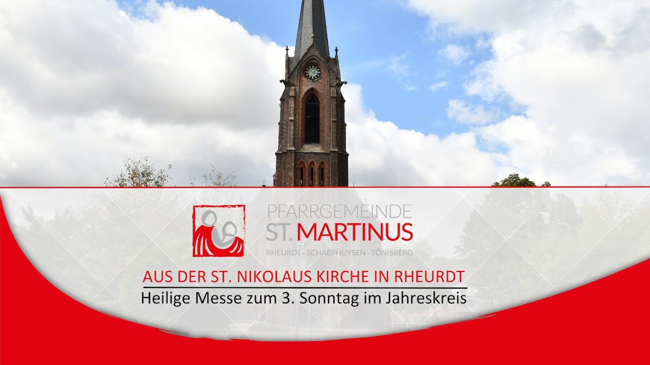 Heilige Messe zum 3. Sonntag im Jahreskreis - 25.01.2026