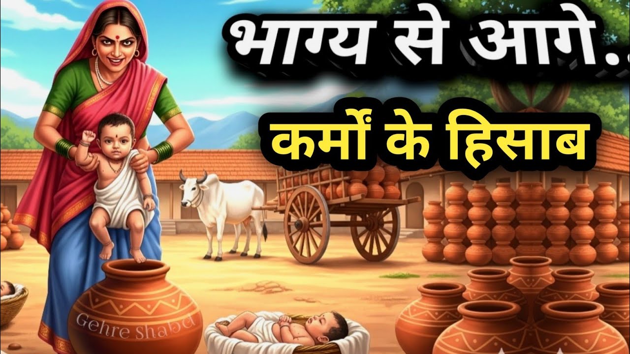 🛑 भाग्य और किस्मत में कौन बड़ा है!! कृपया एक बार कहानी अवश्य जरूर देखें 🚫😭