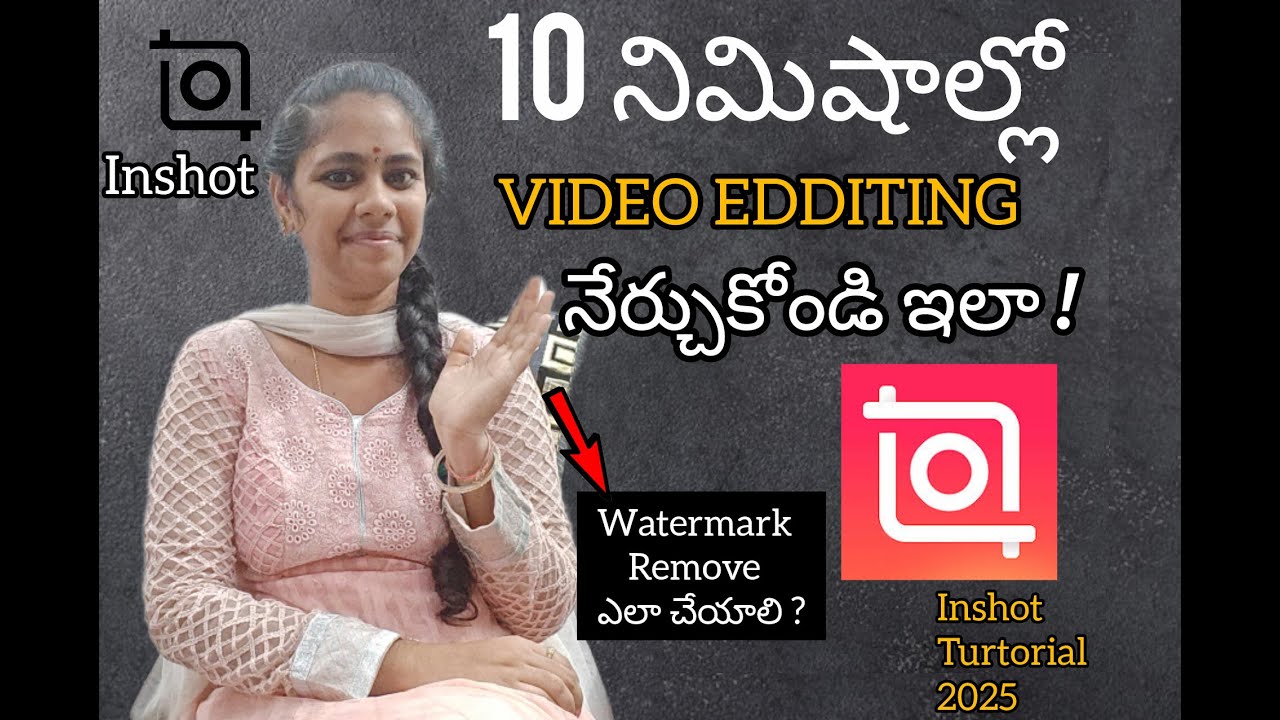 || inshot video edditing telugu turtorial in 2025 🔥|| mobile edditing app