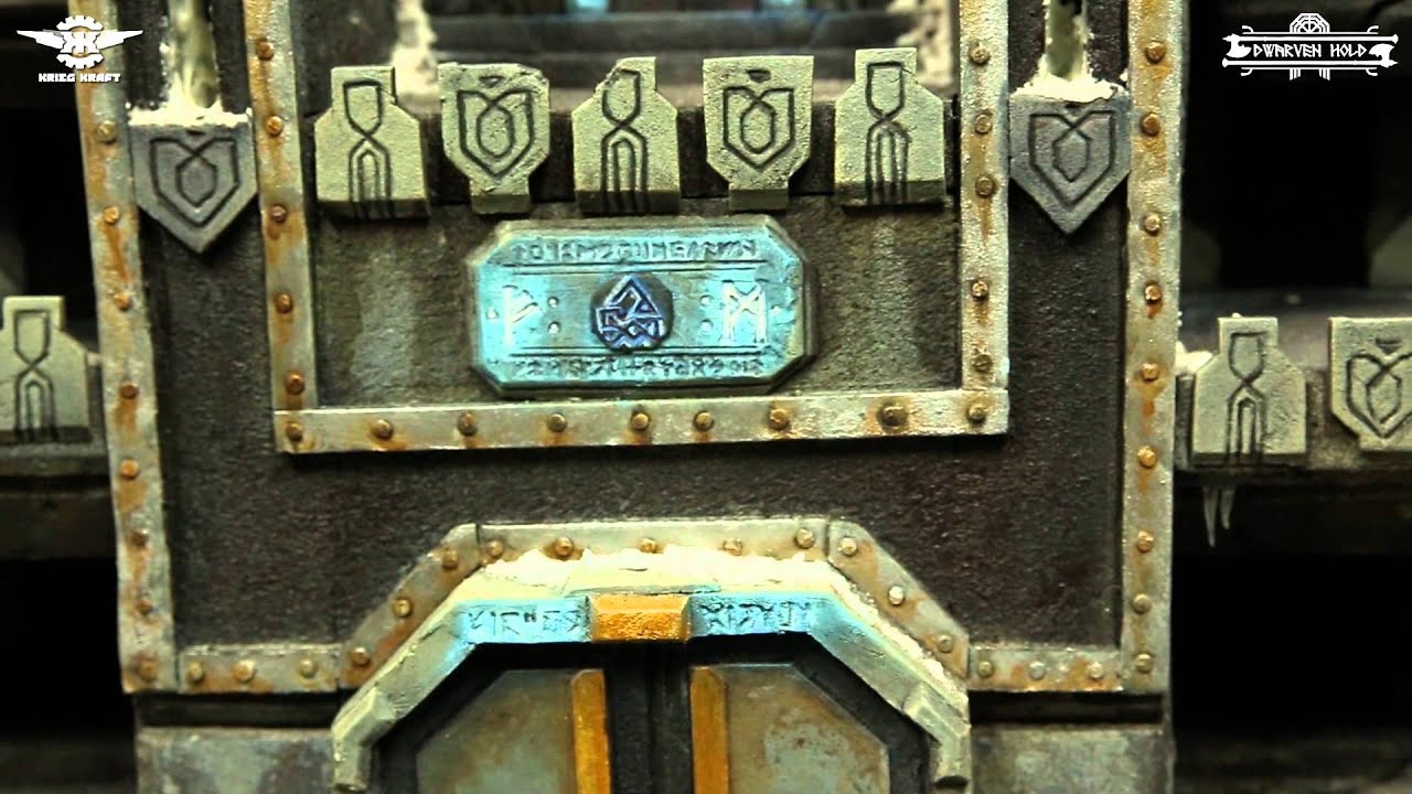 Age of Sigmar - Warhammer Fantasy - Dwarven Hold | Krieg Kraft - Display Board Showcase