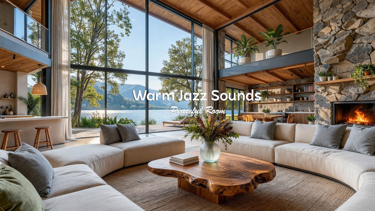 Warm Jazz Sounds for a Quiet Day ☕ Smooth Instrumental Music for Stress Relief & Clarity