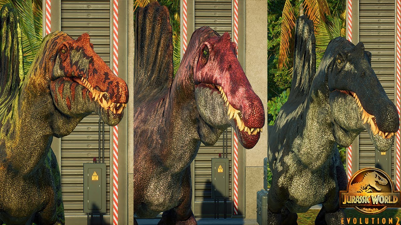New Accurate Spinosaurus Mutation Release 42 New Skins - Jurassic World Evolution 2