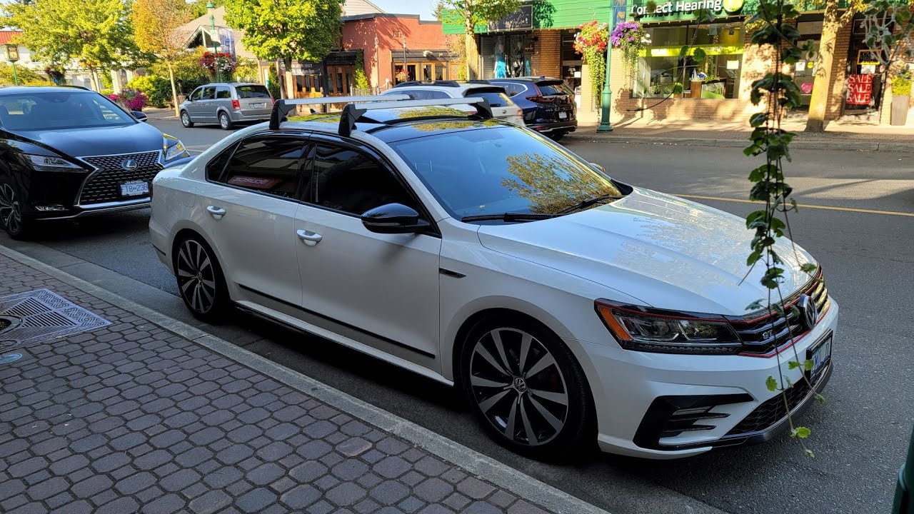 VW Passat 2012-2019 - Установка багажников на крышу