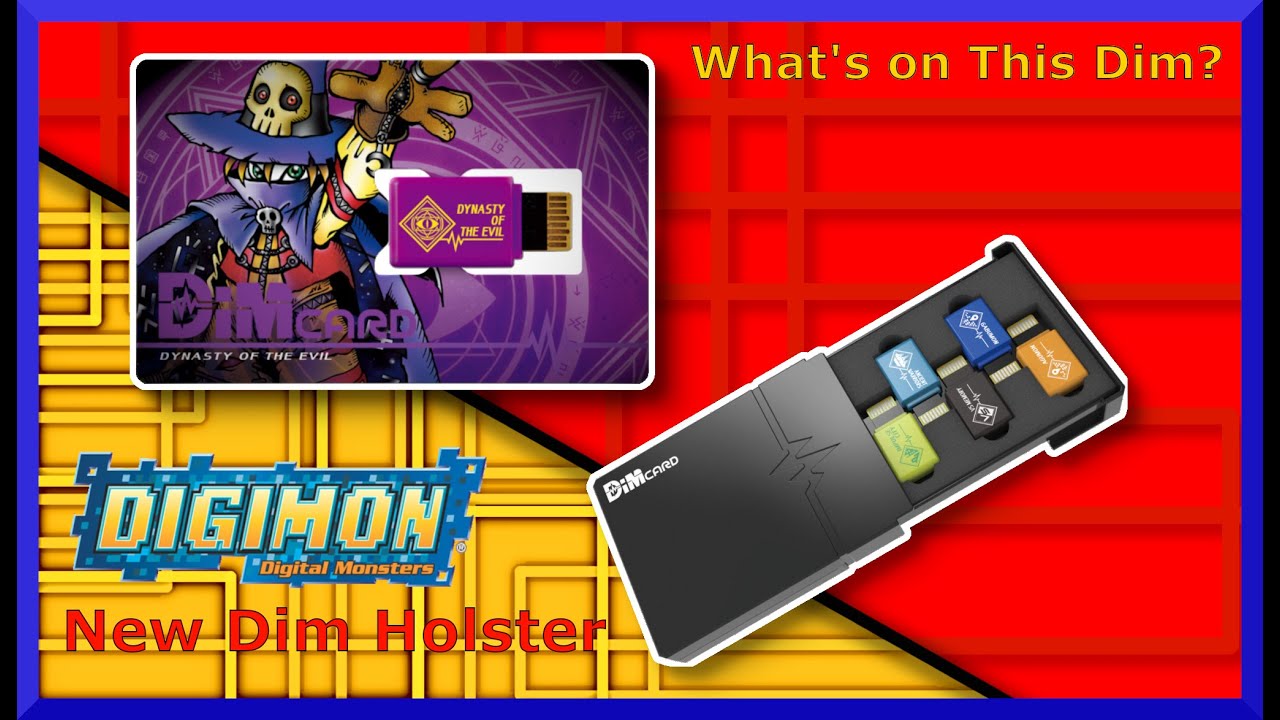 New Dynasty of Evil Dim Card and Dim Holster [Digimon Vital Bracelet]