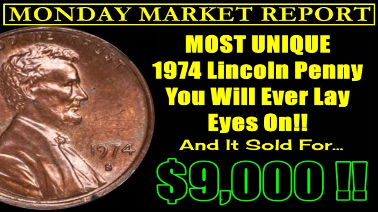 TOP 10 Sold Lincoln Pennies Topping $400,000!! - MONDAY MARKET REPORT