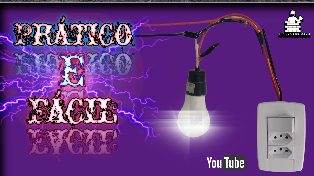 COMO INSTALAR UM INTERRUPTOR CONJUGADO COM DUAS TOMADA!