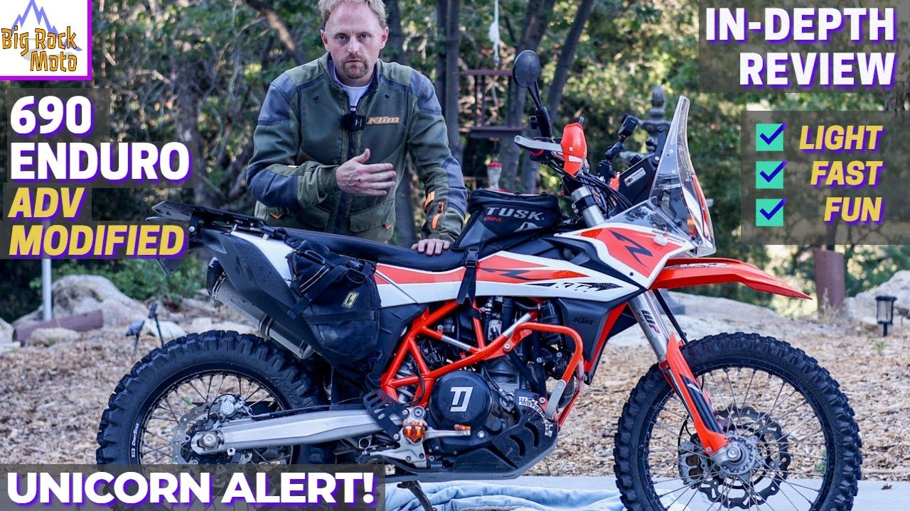 Является ли модифицированный KTM 690 Enduro самым легким мотоциклом для бездорожья?