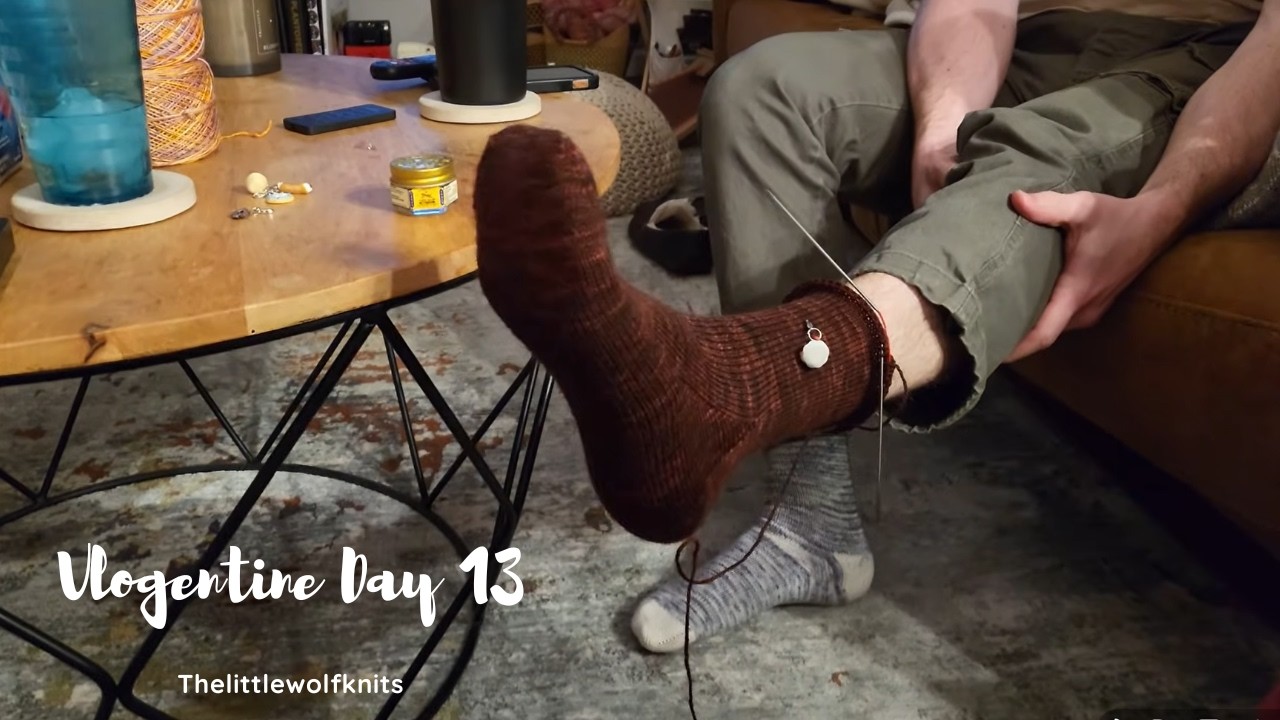Vlogentine День 13 :: носки для пятничного вечера :: thelittlewolfknits