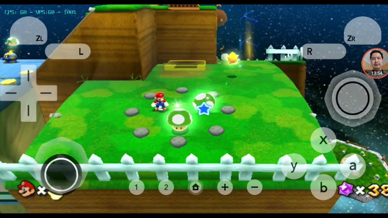 (200 MB) Super Mario Galaxy 2 Wii Setting 60 FPS! - Dolphin MMJ Android