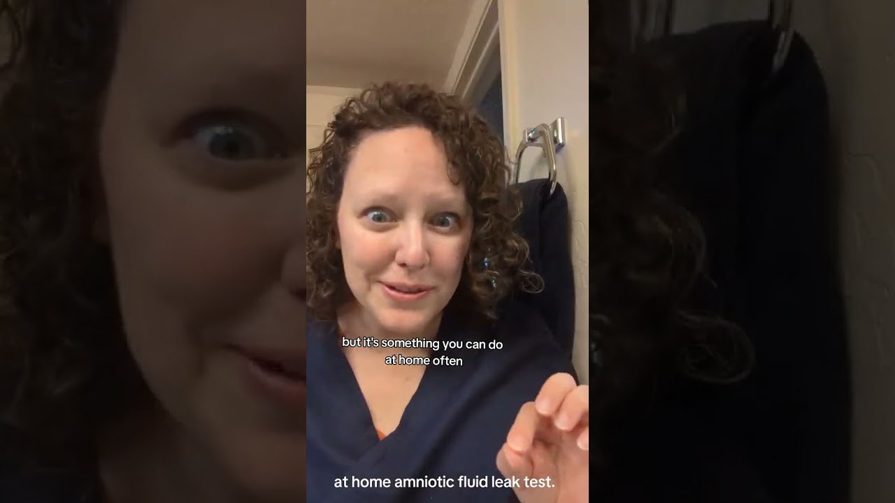 Домашний тест на подтекание околоплодных вод #беременность